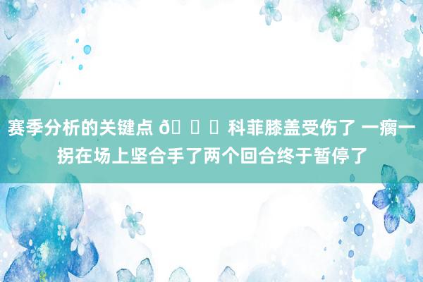 赛季分析的关键点 😐科菲膝盖受伤了 一瘸一拐在场上坚合手了两个回合终于暂停了